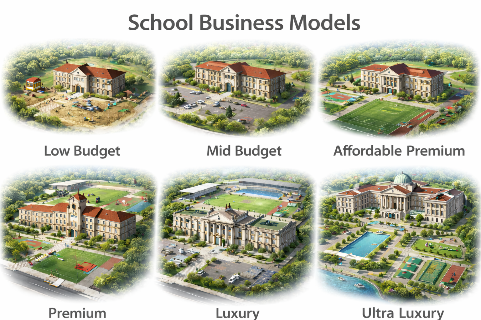 Scaling Educational Institutions Evolution