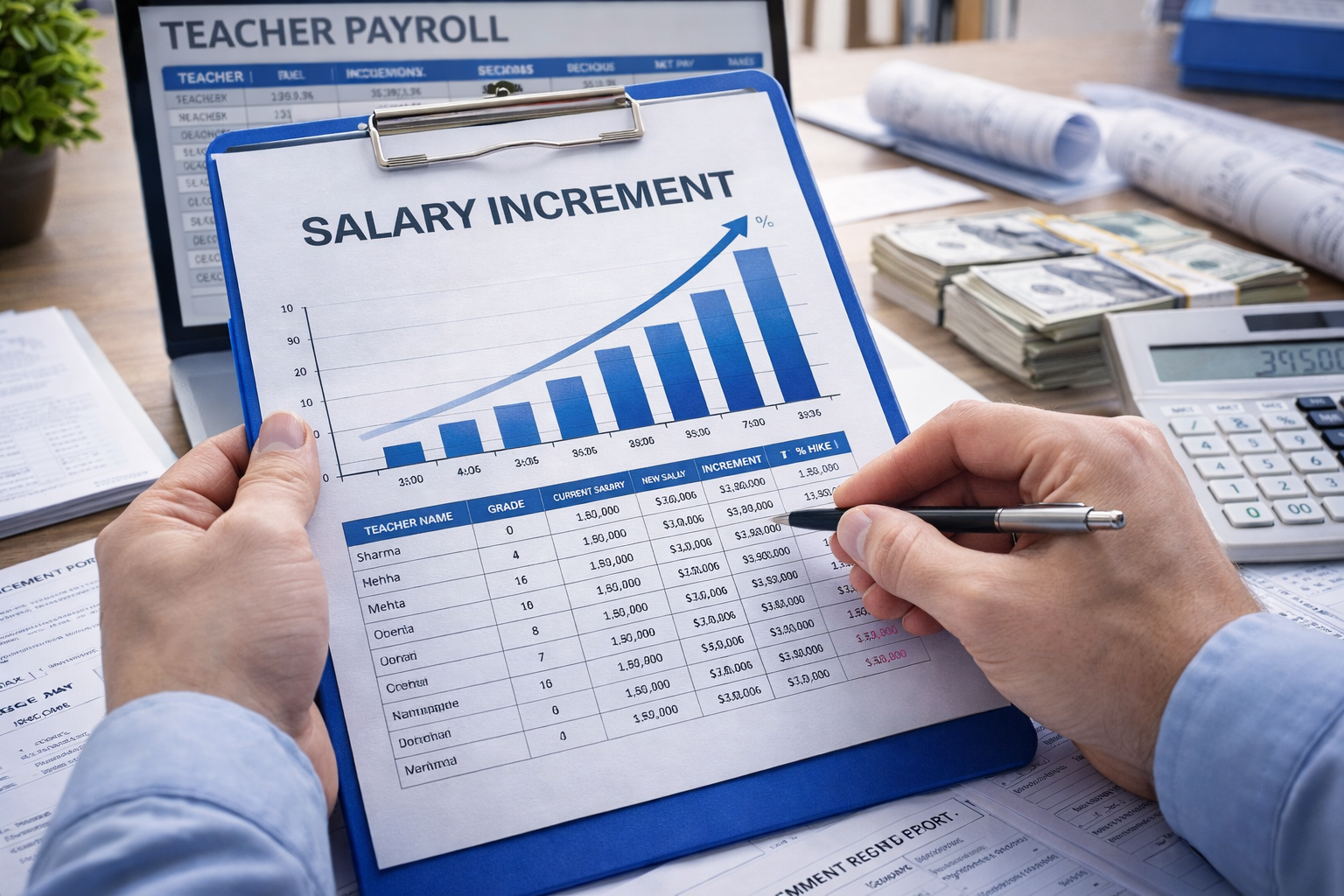 Strategic K-12 Salary Increment & Promotion Calculator Planning