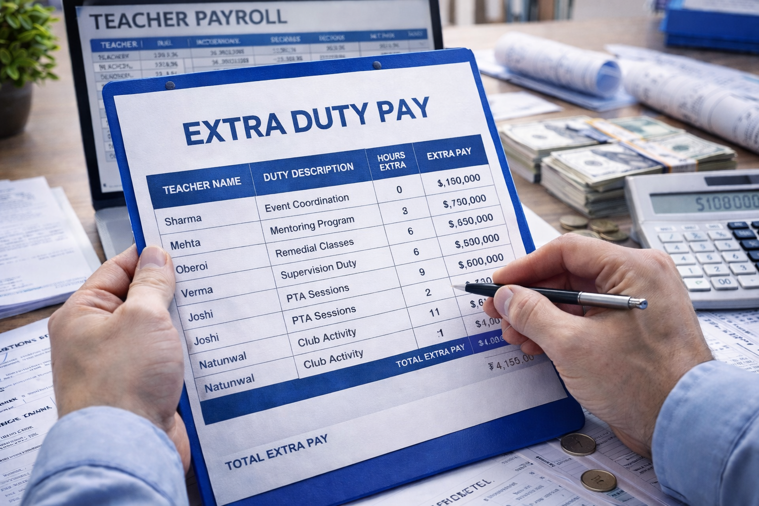 Teacher Extra Duty Pay and Overtime Policy Framework