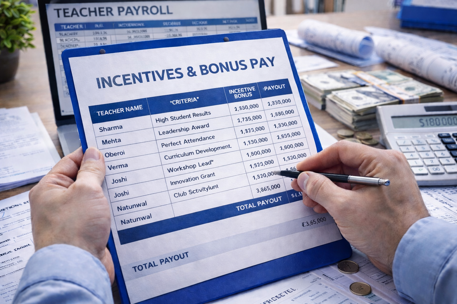 Incentives and Bonus Models for K-12 Scaling